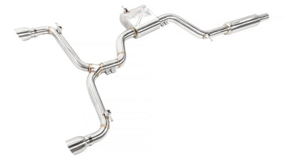 T304L Stainless Steel 3" Cat-Back Exhaust System w/ 4" Tips