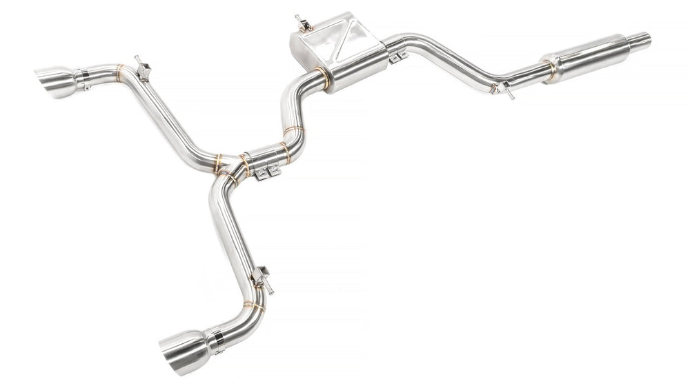 T304L Stainless Steel 3" Cat-Back Exhaust System w/ 4" Tips
