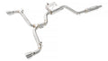 T304L Stainless Steel 3" Cat-Back Exhaust System w/ 4" Tips