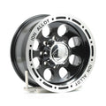 174 16-Inch 8-Hole Gloss Black Machined Simulated Beadlock Wheel