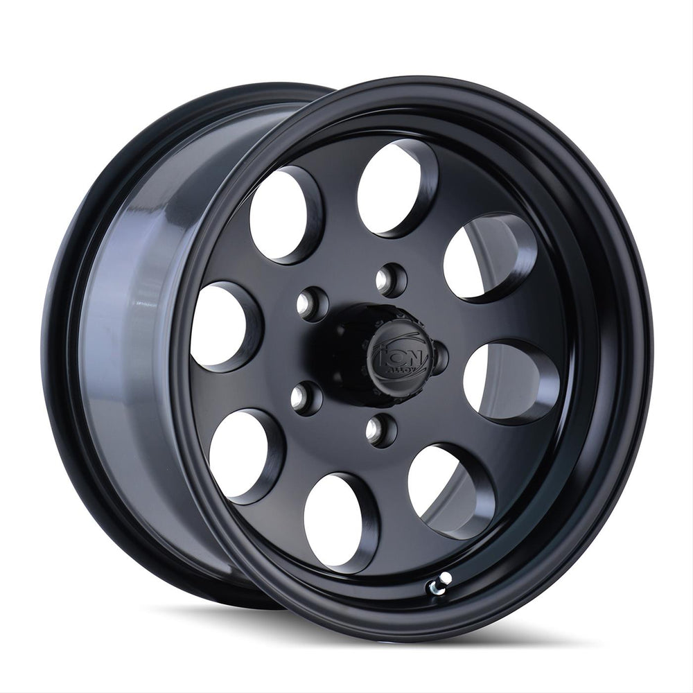 171 17x9 0mm Offset 5x127 Matte Black Wheel