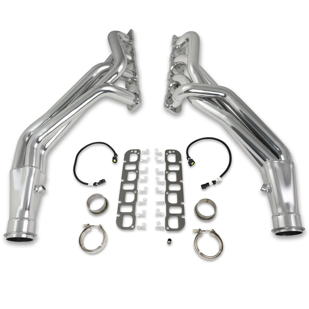 1-7/8-Inch Long Tube Headers with Silver Ceramic Coating