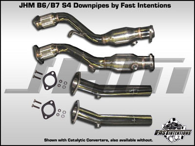 2.5" Stainless Steel Downpipes with Catalytic Converters