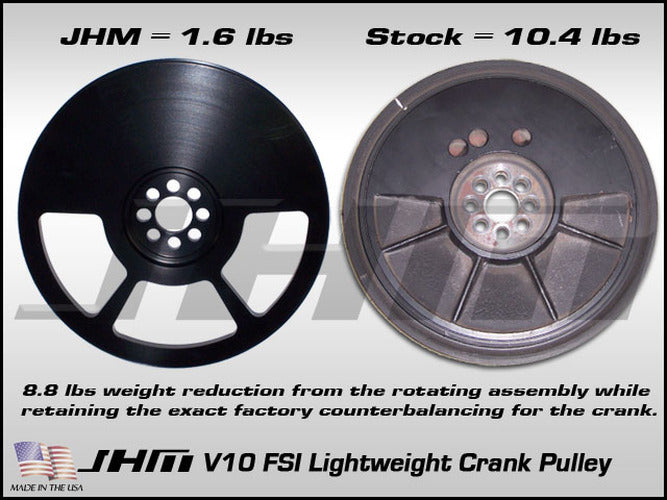 V10 FSI Lightweight Crank Pulley