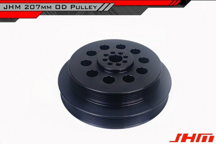 HD Overdrive 207mm OAD Supercharger Crank Pulley
