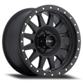 MR304 Double Standard 17-Inch Matte Black Wheel