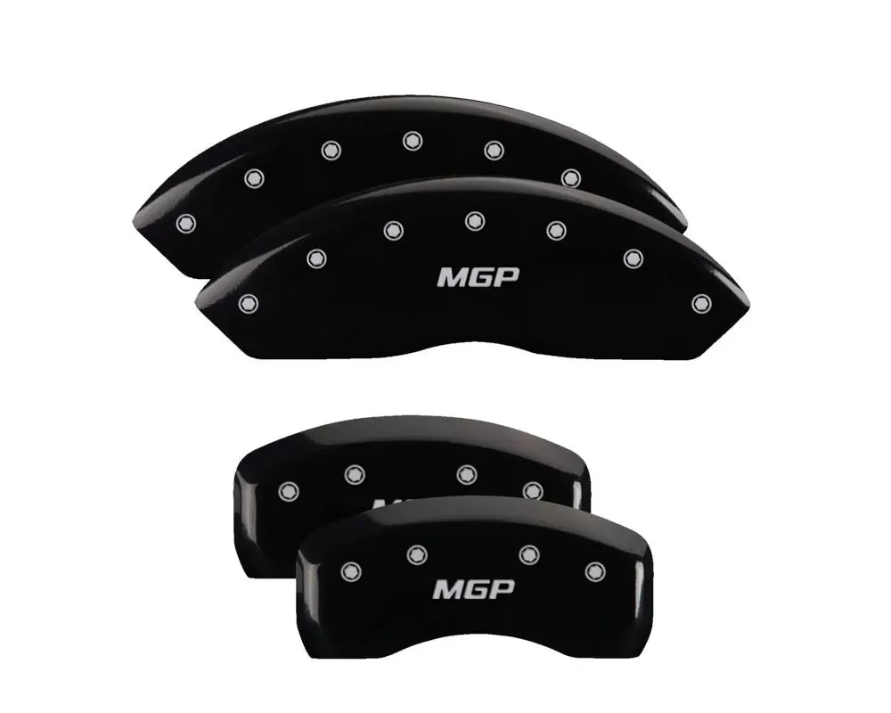 Caliper Covers, Black w/ Silver Characters
