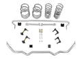 Front and Rear Sway Bar Kit with Drop Links and Lowering Springs