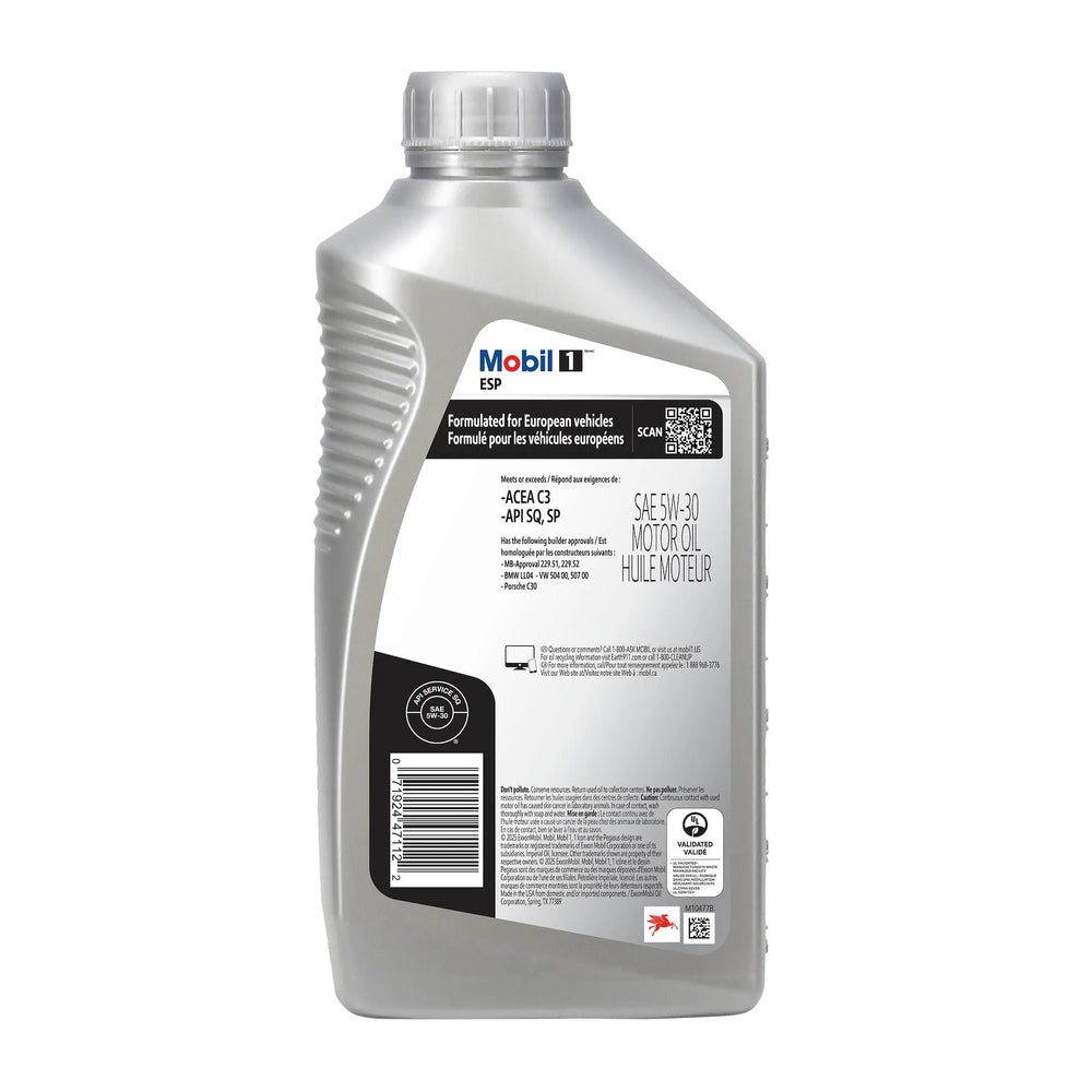 ESP 5W-30 Synthetic Engine Oil