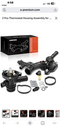 Engine Coolant Thermostat Housing Assembly