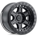 17x9 0mm Offset 6x135 Matte Black with Brass Bolts Wheel