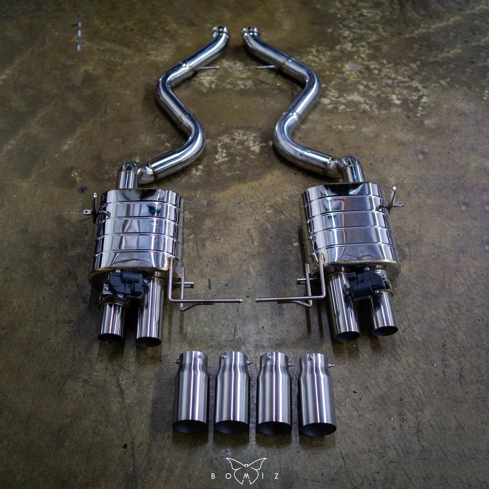 Valvetronic Axle-Back Exhaust with 80mm Single Wall Tips