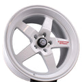 XT-005R 18x9 +35mm 5x114.3 Flat Silver Machined Lip