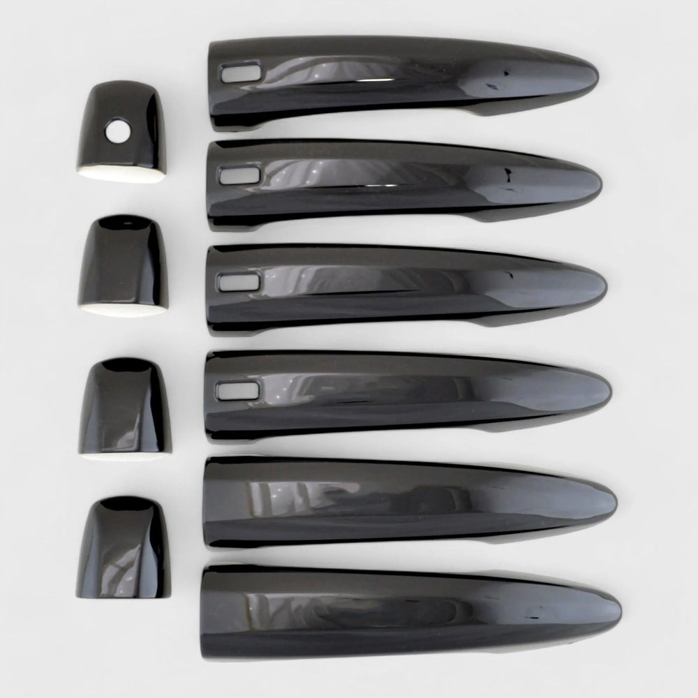 Gloss Black Door Handle Covers