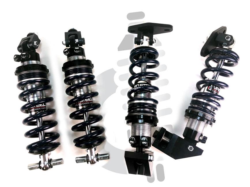 Single Adjustable Coilover Kit, Front and Rear