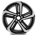 19-Inch Machined Black Alloy Wheel