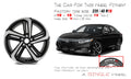 19-Inch Machined Black Alloy Wheel