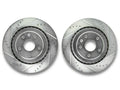 Cross-Drilled and Slotted Brake Rotors