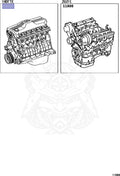 1HDFTE Partial Engine Assembly