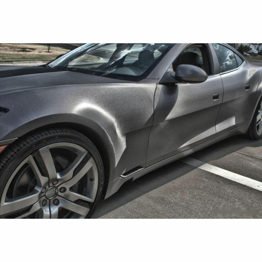 2080 Series Vinyl Wrap Film, Brushed Steel