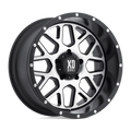 XD820 Grenade 20x9 18mm 5x139.7 Satin Black w/Machined Face Wheel