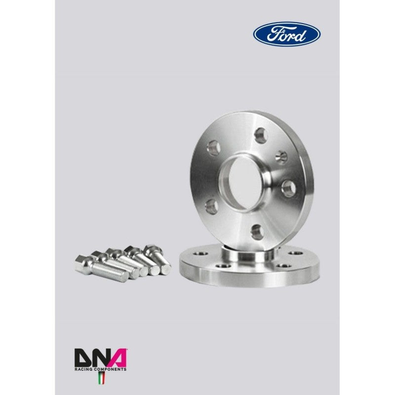 DNA Racing wheel spacers (pair) 16 mm + bolts kit