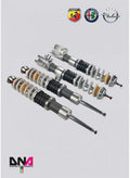 DNA Racing wheel spacers (pair) 5 mm + bolts kit