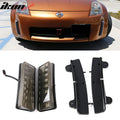 LED DRL Reflector Lights - Smoked