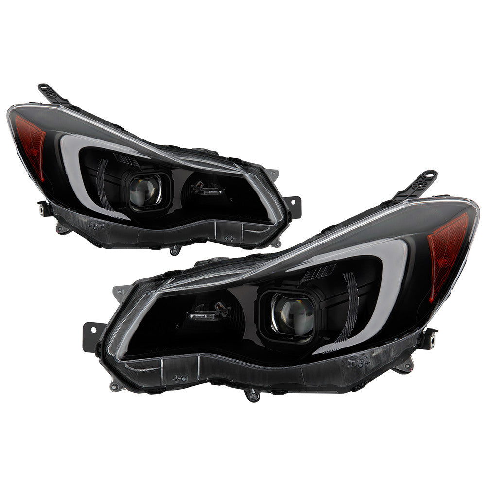 Projector Headlights with LED Accent