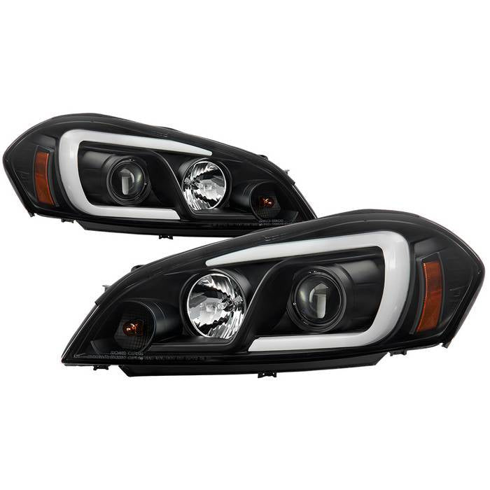 LED Black Smoke Switchback Projector Headlights
