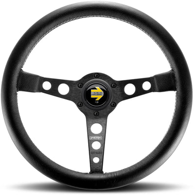 Prototipo 350mm Black Leather Steering Wheel