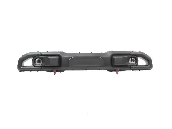 Winch-Capable Bumper with Removable Ends and Fog Lights