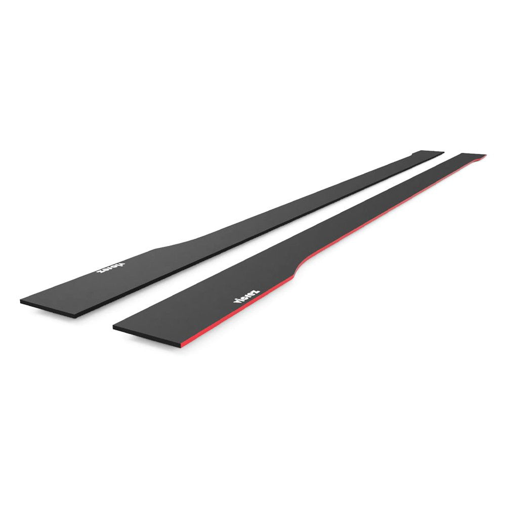 V7R Style Gloss Black ABS Side Skirt Splitters