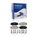 Front and Rear Disc Brake Rotor and Ceramic Brake Pad Kit