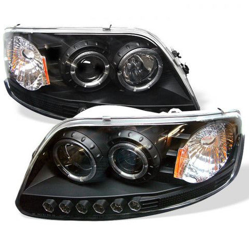 Projector Headlights with LED Halos