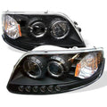 Projector Headlights with LED Halos