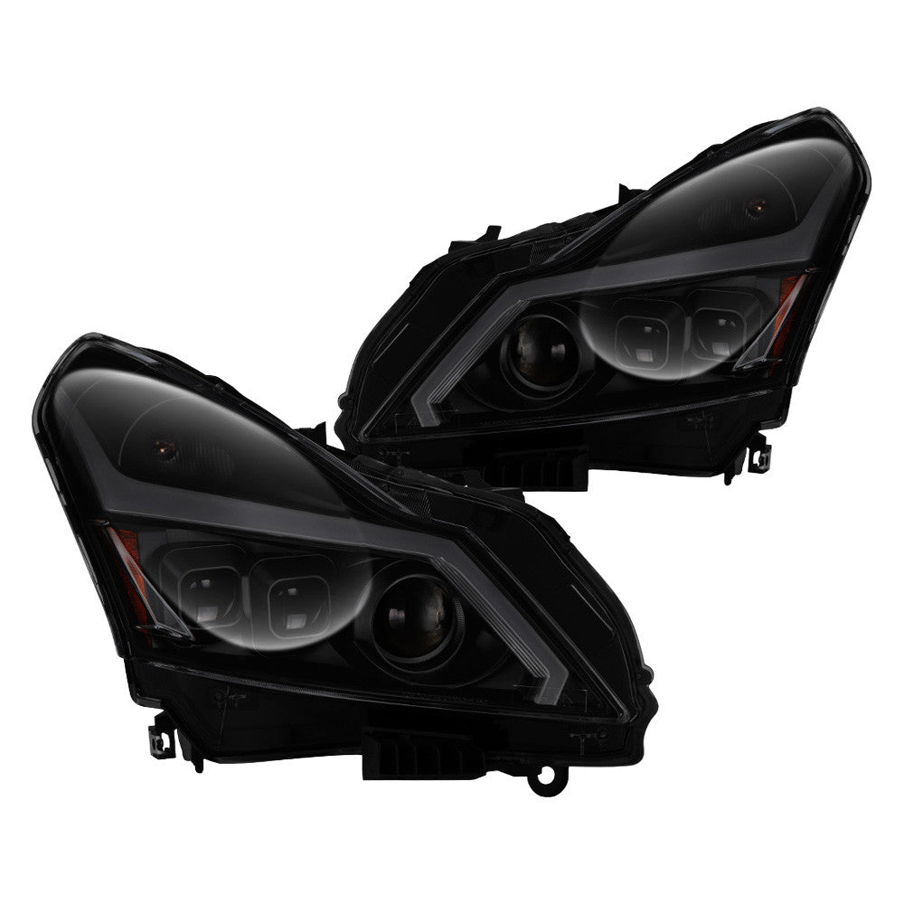 LED Stripe Projector Headlights w/ Sequential Signals