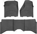 Weathertech 12-19 Dodge Ram 1st & 2nd Row Black 3D Floor Liners