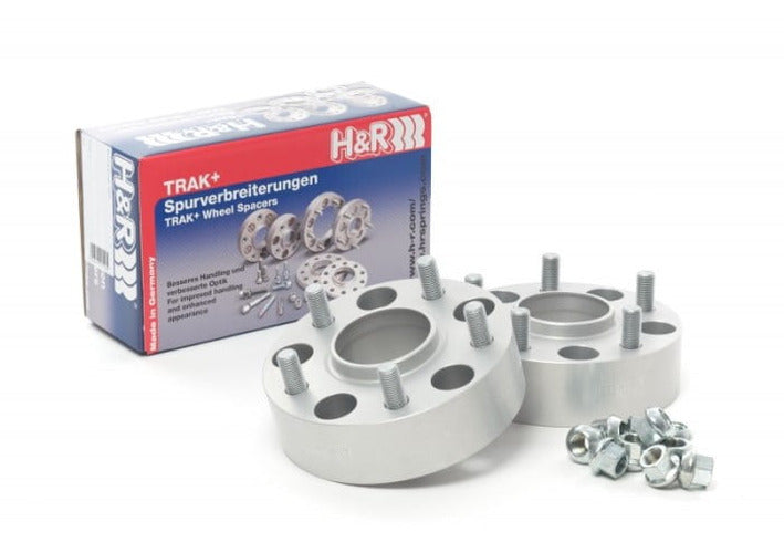 H&R Trak+ 35mm DRM Spacer Bolt Pattern 5/130 71.6mm CB Bolt Thread 14x1.5 - Black