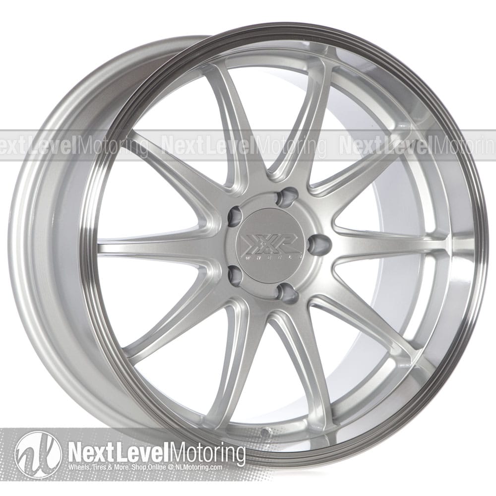 527D 18-Inch Silver Machined Lip Wheel