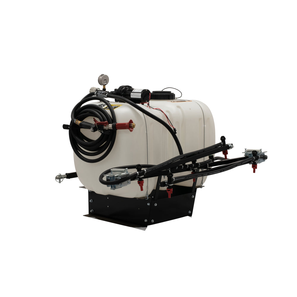 DELUXE 3PT SPRAYER 45 GAL WHITE/BLACK
