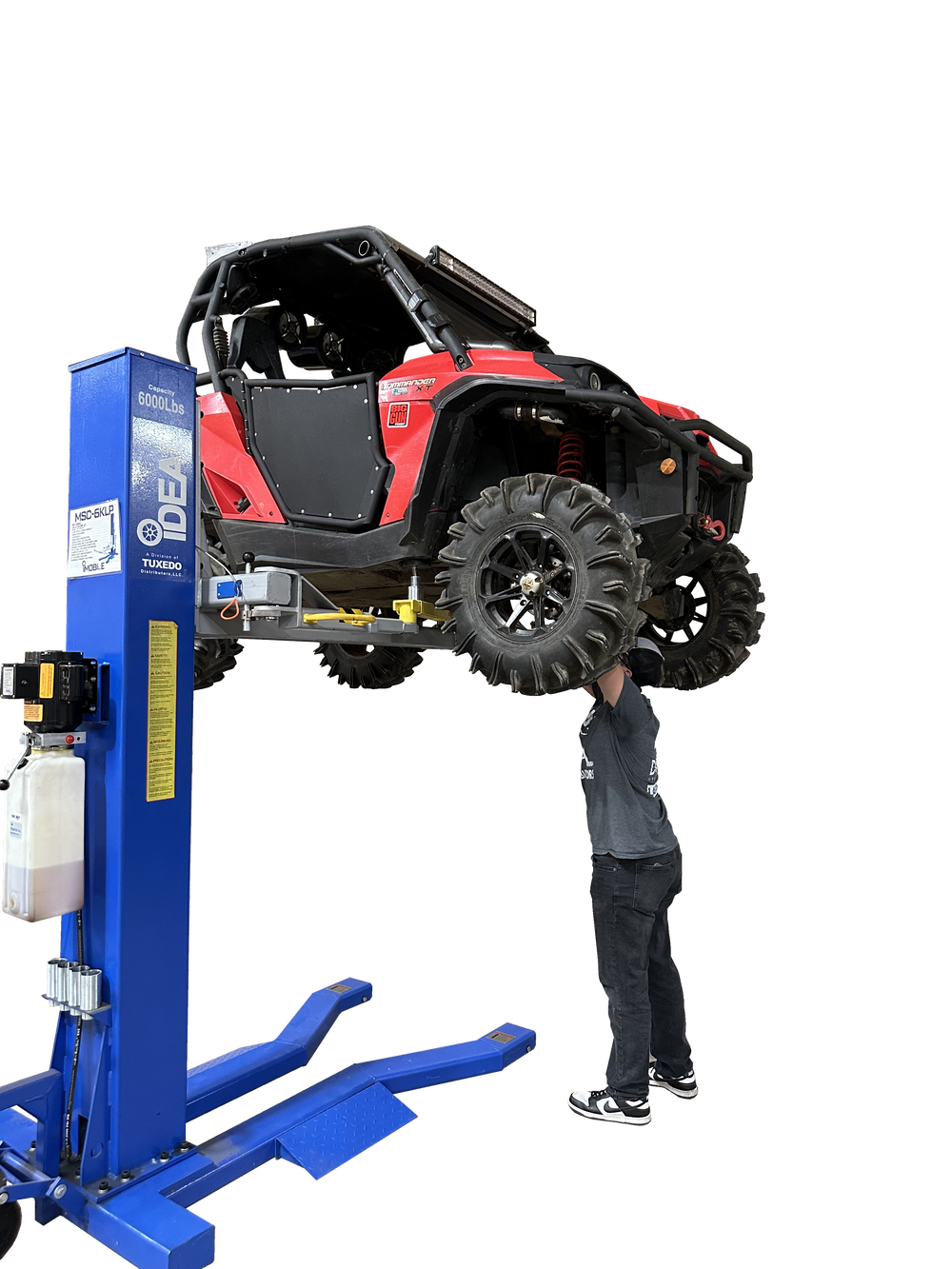 6,000 LB MOBILE SINGLE COLUMN LIFT