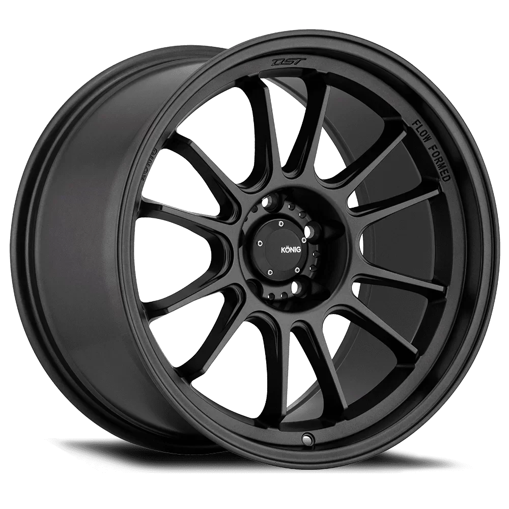 Hypergram 15x7.5 4x100 +35mm Matte Black Flow Form Wheel