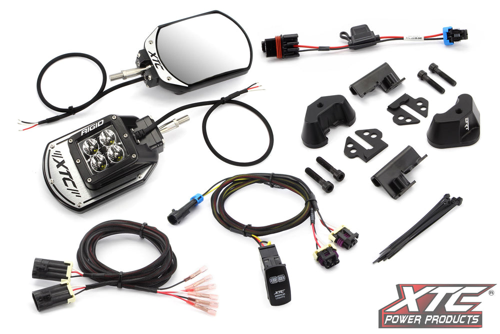 POLARIS XPEDITION SIX12 LIT SIDE VIEW MIRROR KIT