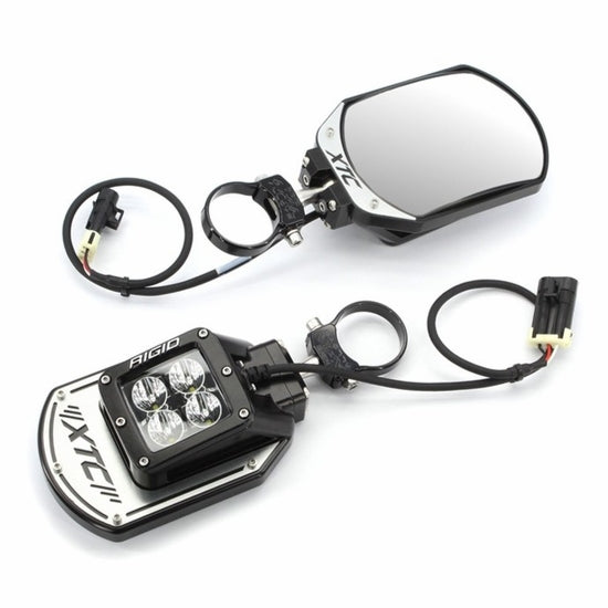 SIX12 UTV BILLET LED SIDE MIRRORS 2.00 IN BAR CLAMP