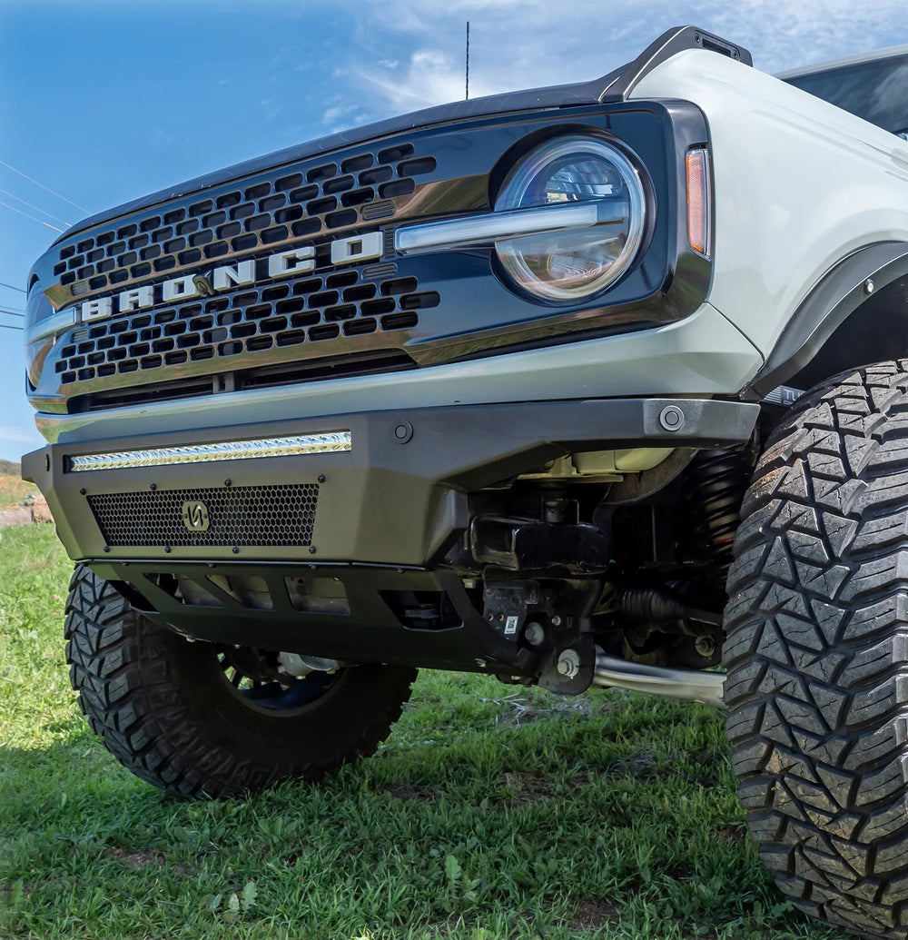 Turn Offroad 2021 Ford Bronco Hyperlyte Front Bumper Skid Plate FB3-M1