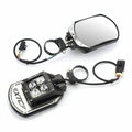 SIX12 UTV BILLET LED SIDE MIRRORS 1.85 IN BAR CLAMP