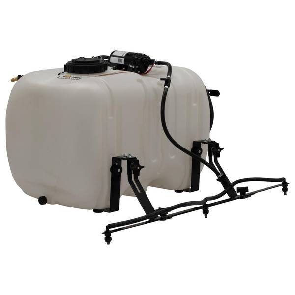 STEEL BED SPRAYER 45 GAL WHITE/BLACK