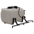 STEEL BED SPRAYER 45 GAL WHITE/BLACK