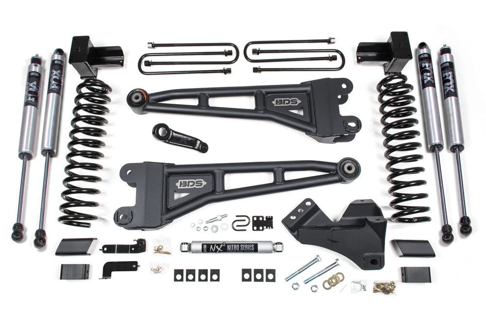 4-Inch Radius Arm Lift System w/ Pro-Ride Coil Springs